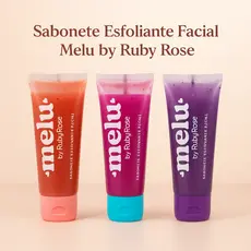 Sabonete Esfoliante Facial Melu by Ruby Rose 75g RR-4400