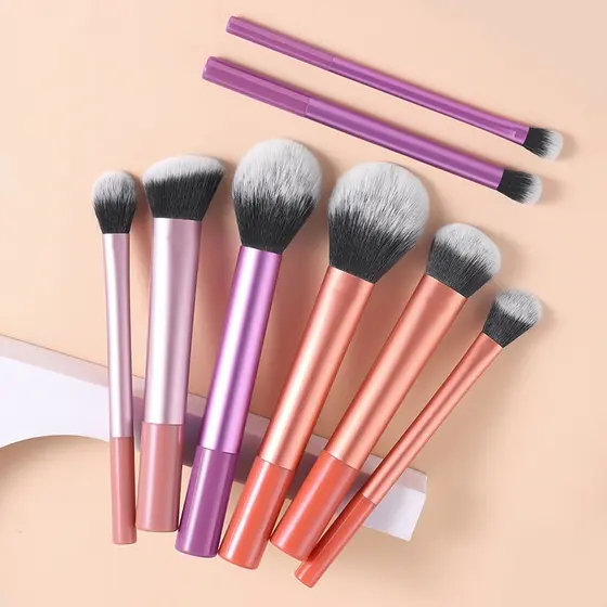 Conjunto 14 pincéis de maquiagem profissional de alta qualidade