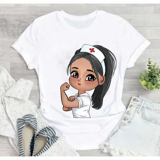 Camiseta tradicional estampada camisa ENFERMAGEM 🔥Faculdade / || PROFISSÕES