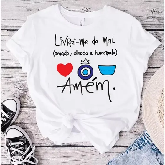 Blusinha T-shirt Camiseta Moda feminina