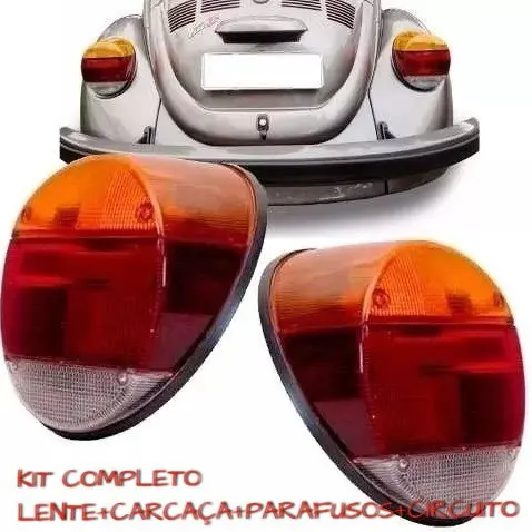 Par De Lanterna Fusca 1500 79/ Fafa 80/98 Tricolor