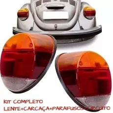 Par De Lanterna Fusca 1500 79/ Fafa 80/98 Tricolor