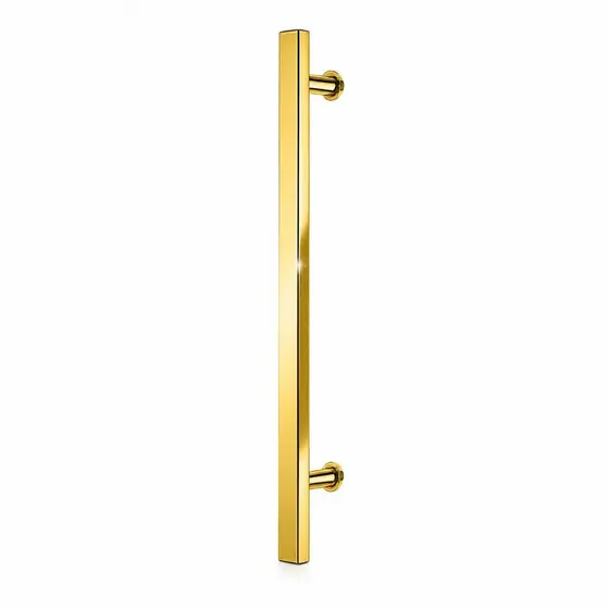 Puxadores para Guarda Roupa e Armário Luxo Dourado Metal de 40 cm