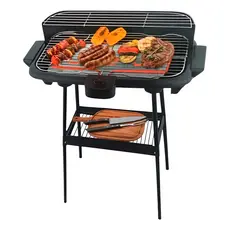 Churrasqueira Elétrica 2 Em 1 2000w Com Pedestal Portátil