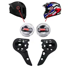Reparo Completo Botão Fixação Viseira Transparente Cristal Ls2 Ff358 Helt Strada Fw3 Gt Texx Mormaii FF310