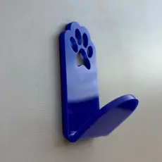 Gancho Acrílico para Coleira de Cachorro com Fixação Adesiva
