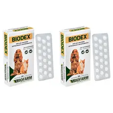 Biodex 40 comprimidos | Antialégico e Anti-inflamatório para cães e gatos | Biofar