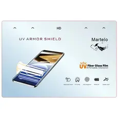 PELICULA UV ARMOR SHIELD AUTO-FORMADO VIDRO 9H COM Revestimento Eletrodeposicao HD KIT X10 UNIDADES