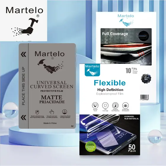 Pelicula Hydrogel Celular Privativa Fosca KIT 50 PECAS PACOTE FECHADA 8 Polegadas