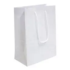 Sacolas Branca De Papel 10 a 50 Unidades Bolsa Festa Lembrancinha Surpresa 90gr Diversos Tamanhos