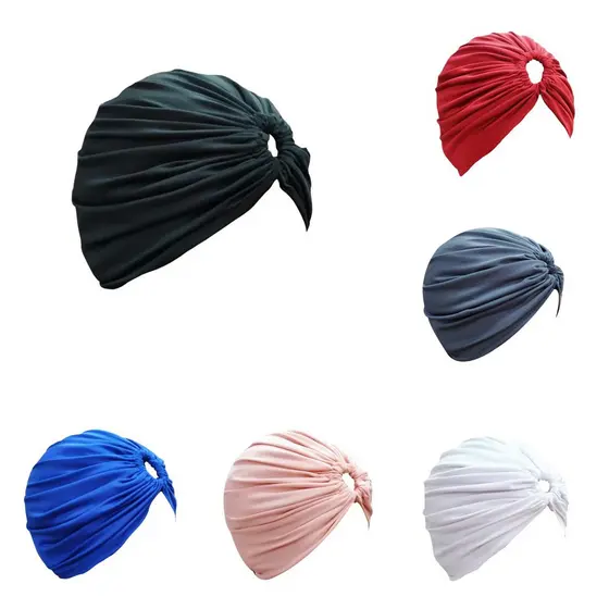 Kit 4 Turbante Feminina Tendencia Cores Variadas Touca Tratamento Promoção