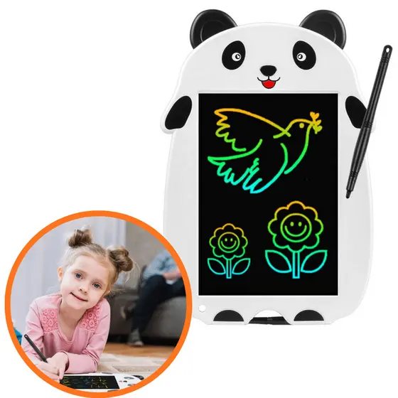 Lousa Mágica PANDA Escrever Desenhar 8,5 Polegadas Wellkids — Caixa Fechada 12 Unidades — Atacado