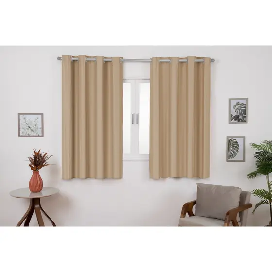 Cortina Blackout 2,20m x 1,30m Quarto Sala Blackout PVC corta 100 % a luz Varias Cores