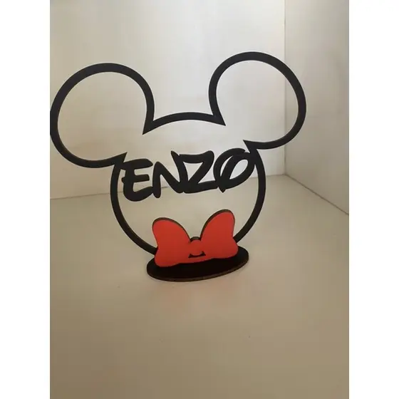 40 centro de mesa do mickey personalizado