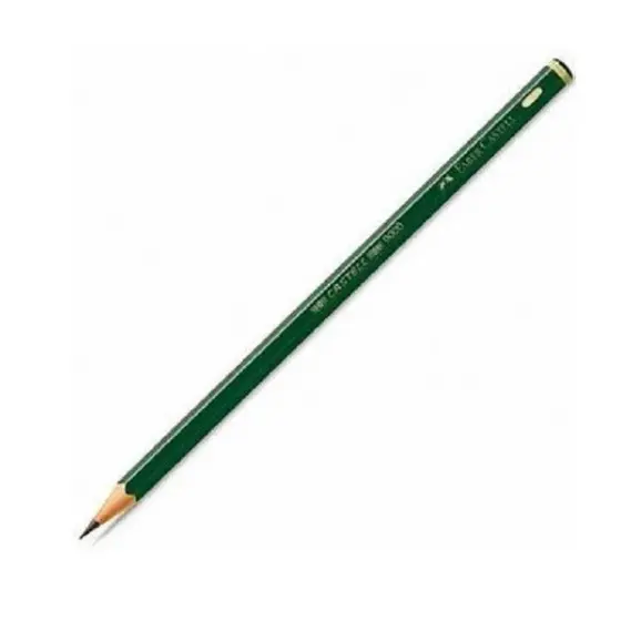 1 Lapis Preto Tecnico 9000 6b Esc/extra Macio Faber-castell