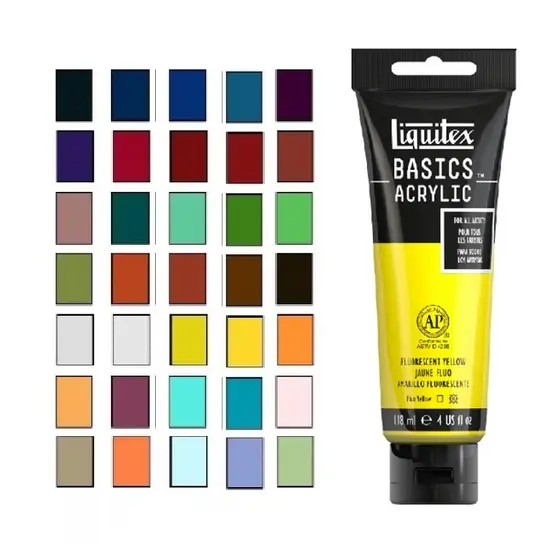 Tinta Acrilica Liquitex Basics 118ml Pintura Profissional - Escolha A Cor