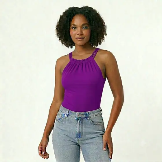 Bori Body Feminino blusinha Sem Manga Varias Cores