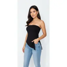 Blusa Tomara que Caia Assimétrica - Tendência Minimalista