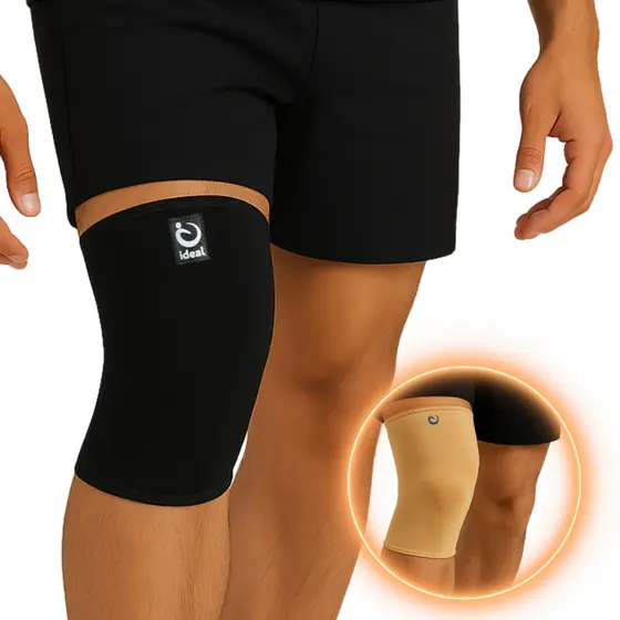 Joelheira Elástica Compressiva Ortopédica para Hyrox Cross Training Corrida Academia Futebol Unissex