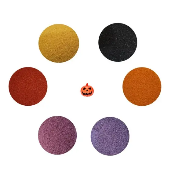 Areia Colorida MALEOGA® - Cores do Halloween