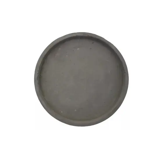 Base Prato Redondo Com Borda Para Vasos 10 Cm BS Maleoga
