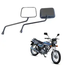 Par Espelho Retrovisor No Modelo Original - Cg 125 De 83 a 89 / ML 125 / Turuna / Today