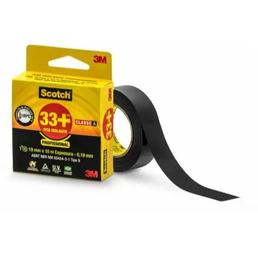 Fita Isolante +33 Profissional 19mmx10m Scotch 3M