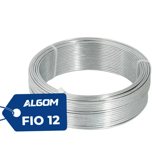 Arame Galvanizado 1Kg BWG 12 Para Cercas Algom