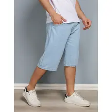 Y.L Bermuda Masculino Jeans Balão, BOCA Larga ,bem suave qualidade casual Top