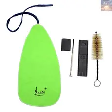Kit De Manutenção De Instrumentos Musicais Conjunto De Limpeza Para Flauta De Clarinete Saxofone Incluindo Escova De Pano Polegar Mini S