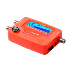 [Enviar Em 24h] Localizador De Sinal De Satélite E TV 2 1 LCD Medidor De Força De Antena Digital Portátil Busca Com Camp