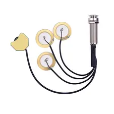 [YQYB] Transdutor De Captação De Piano De Polegar Jack De Saída De 6.35 Mm Com Controle De Volume , 3 Transdutores