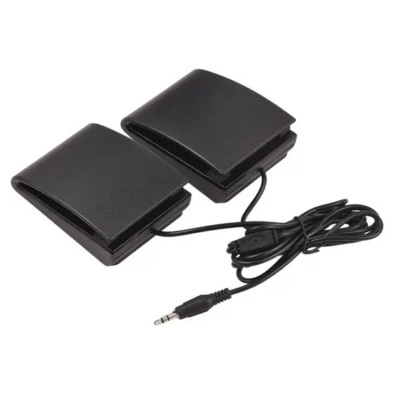 [YQYB] Pedal De Sustentação Compacto De Interface De 3.5 Mm Fundo Duplo Antiderrapante Silencioso Para Instrumentos Musi