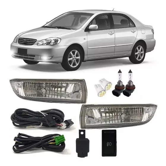 Kit Farol Milha Corolla 2003 2004 Filder 05 2006 2007 Farol Milha