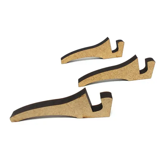 Kit 10 Pézinhos Suportes de Azulejo Simples em Mdf 6mm
