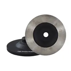 Disco Prato Rebolo Desbaste Diamantado Liso 100mm Gr120 Porcelanato Mármore Granito Concreto