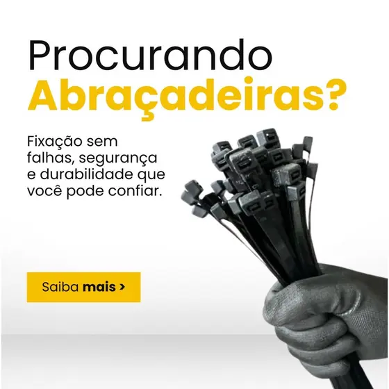Kit 100pçs Abraçadeira Nylon 7,6x400mm 7,6x500mm Enforca Gato Lingua de Sogra hellerman