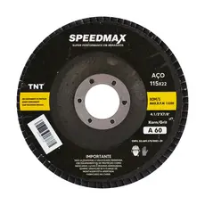 Disco De Lixa Flap 4.1/2 Grão 60 P/ Lixadeira Kit C/10pçs