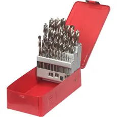 Kit Jogo De Brocas P/ferro C/25pçs Hss P/metais