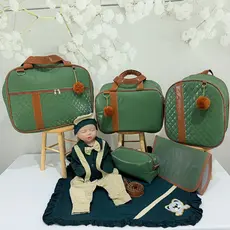 Kit Bolsa Maternidade Completo Com Roupinha e Manta Para Bebê Menino ou Menina Varias Cores