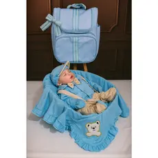 kit de Saída Maternidade com Mochila Multifuncional Para Bebê