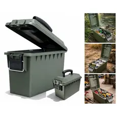 Caixa Ferramenta Organizadora Militar Modular Com Tampa Multiuso Pesca Airsoft Munição Equipamentos