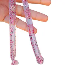 Correia Tira Transparente com Glitter Tira para Chinelo Feminino Silicone Delicado Correia de Chinelo