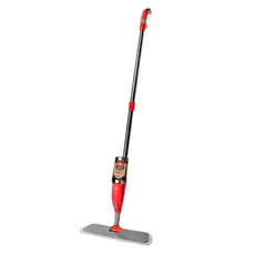 WAP Vassoura MOP Spray com Reservatório 460 ml Multiuso 3 em 1, Borrifa, Limpa e Seca, com Pano Microfibra