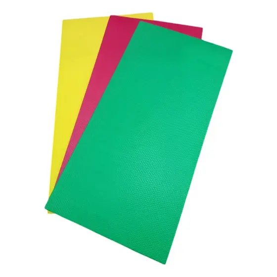 Kit 8 Colchonetes EVA Tapete Yoga 100x50x1cm 10mm Coloridos Ioga Pilates Academia