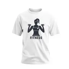 Camiseta Feminina Blusão T-Shit 100% Algodão Academia Treino Musculação Tecido Leve Lançamento Envio Rápido