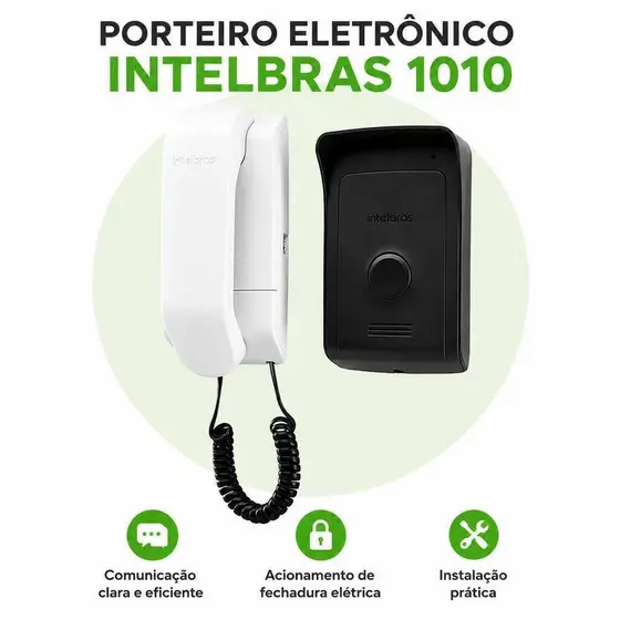 Porteiro Eletrônico Interfone Residencial Intelbras Ipr1010