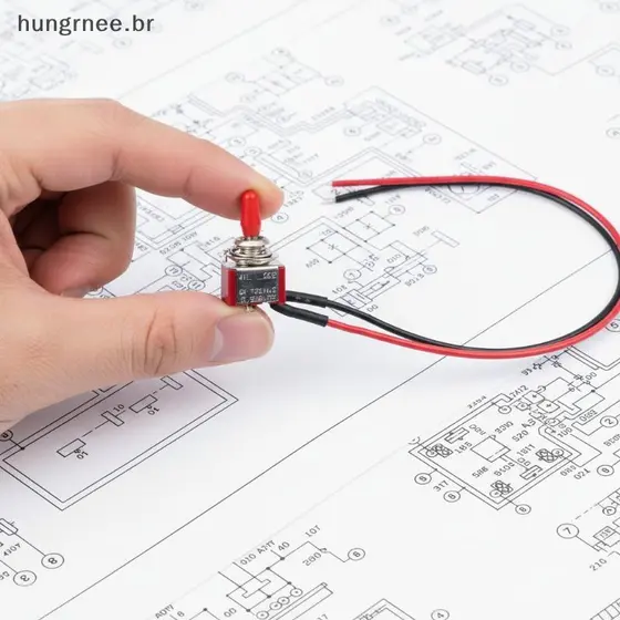 [UGR] 2/5 Unidades Mini Luzes Led De 2 Pinos Para Acessórios De Carro Liga/Desliga SPST 3A 250V 6A 125V Com Fios Tru Pré