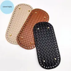 UloveBB Bolsa Fundo De Couro 22x10cm Base PU Para Bolsas De Malha DIY Placa De Crochê Resistente Artesanal BR