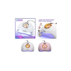 KIT 2 Cabines de Unha 268W Led Uv 2 Em 1 Bivolt Temporizador Sun S8 Pro Profissional Bichinho